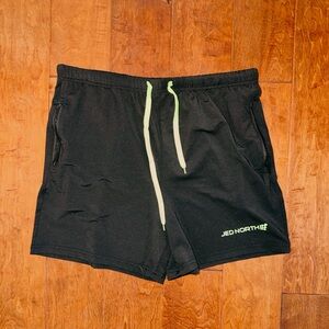 Jed North Black Shorts with Neon Accents